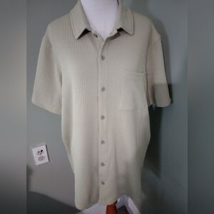 NWT PJ Paul Jones Retro Textured Button Up Shirt M Medium